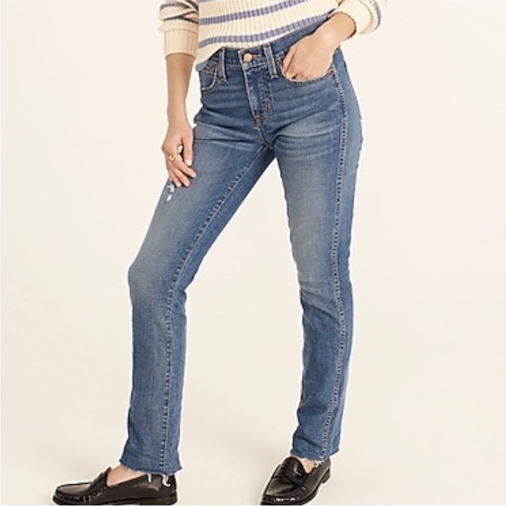 J. Crew 9" vintage slim-straight jean in Tilda wash Size 28 New - Picture 3 of 15